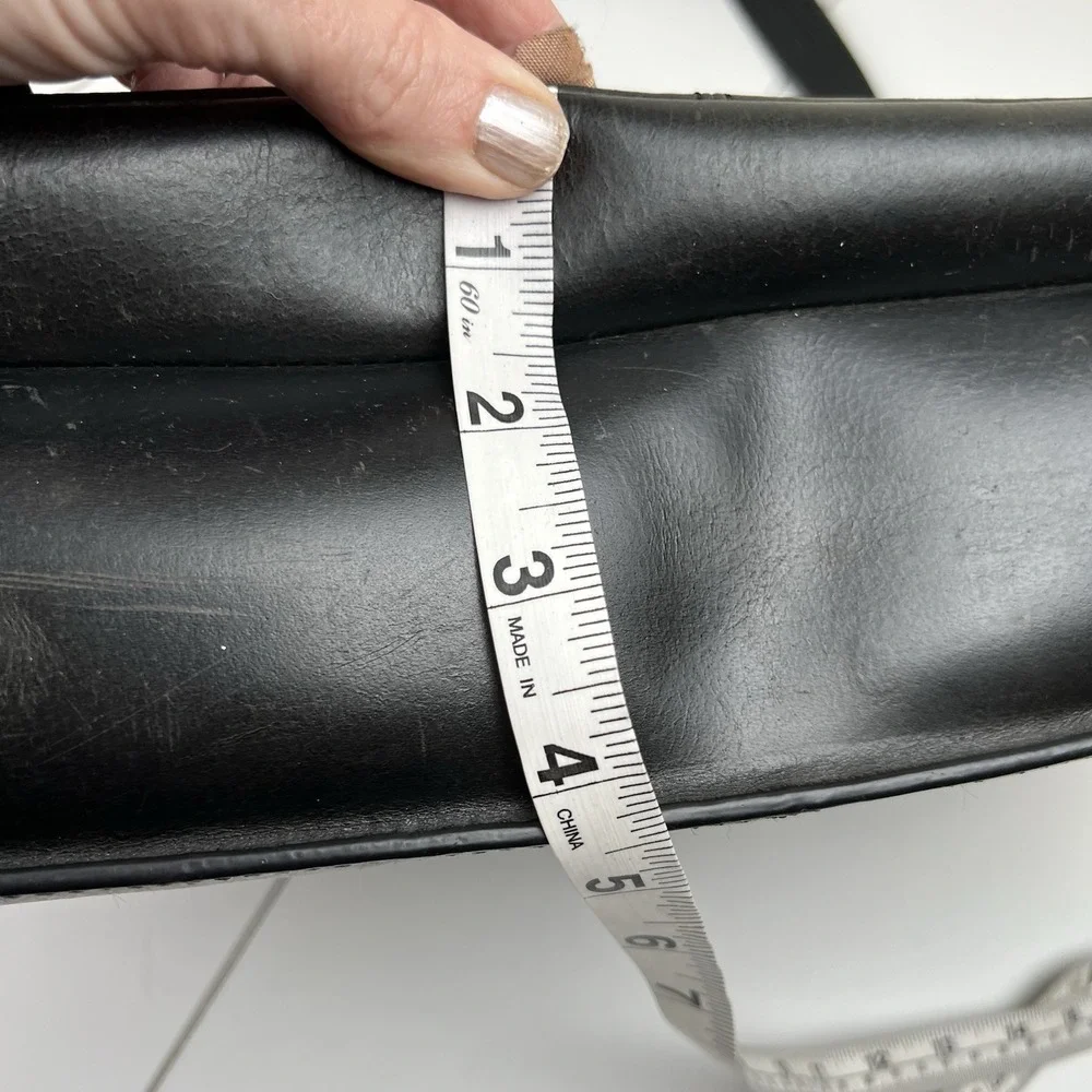 Wilsons Leather Briefcase/Messenger Bag Dark Brown to Black NO SHOULDER STRAP